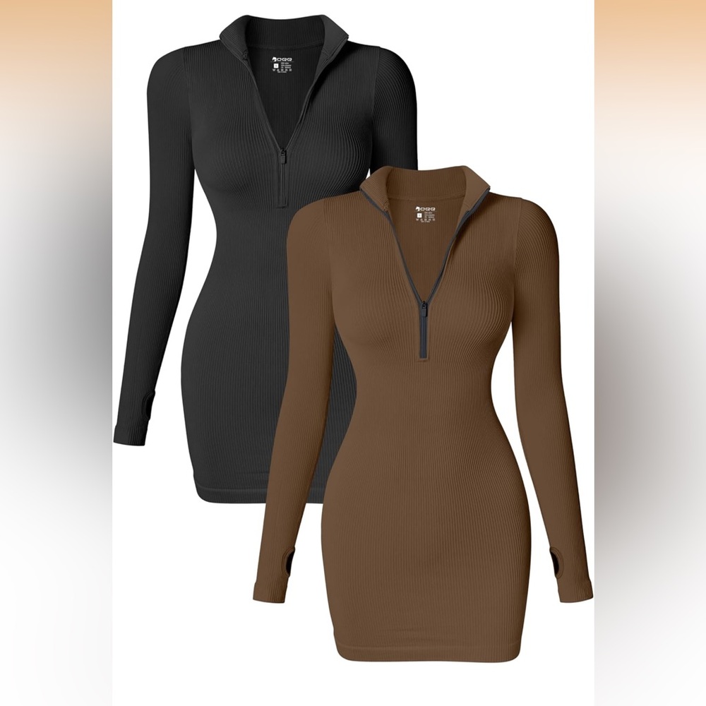 Bundle of Ribbed Bodycon Dresses